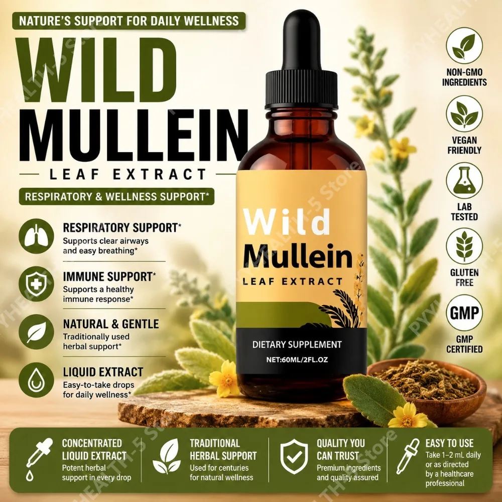Wild-Mullein-Blätter-Tropfen m – Herbal Wellness Bewertung und Preis